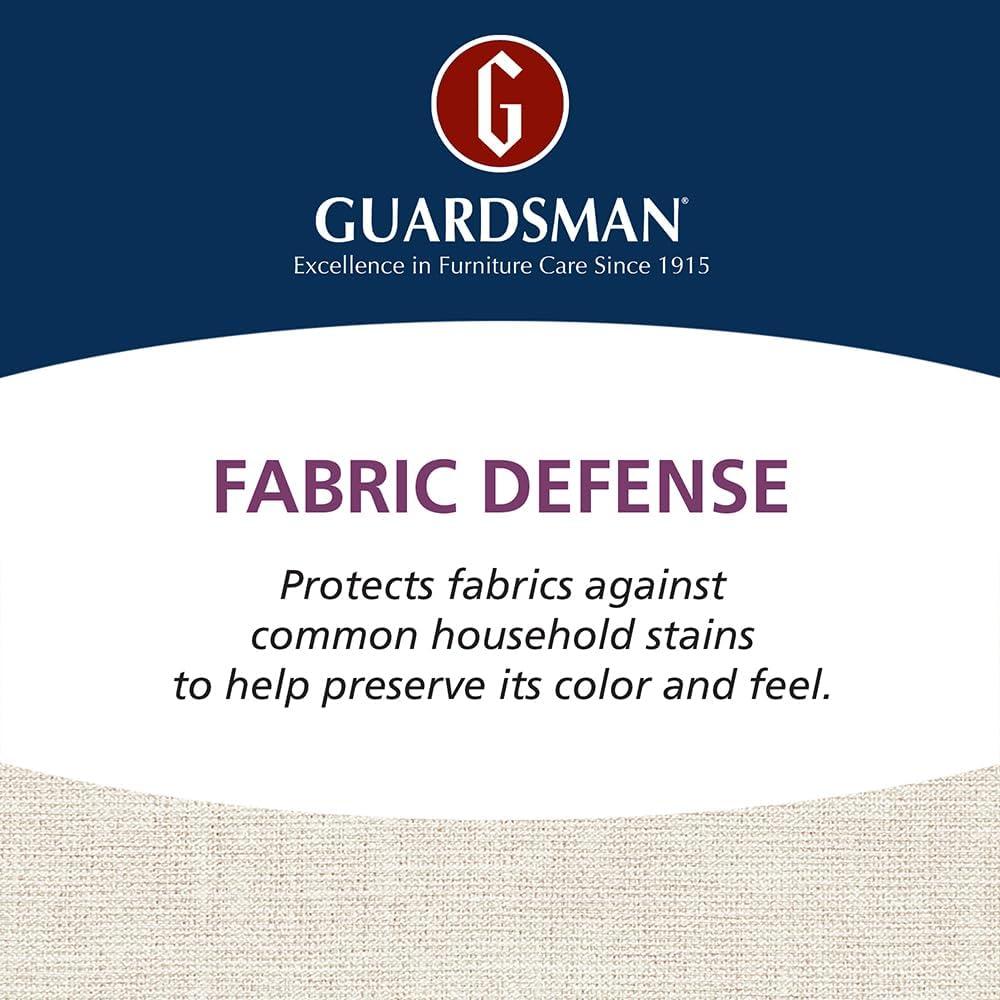 Guardsman Fabric Defense & Upholstery Water Repellent Spray, Protector & Stain Prevention for Microfiber, Rugs, Carpeting, Fabric Furniture, Apparel, and Shoes, Unscented, 11 oz