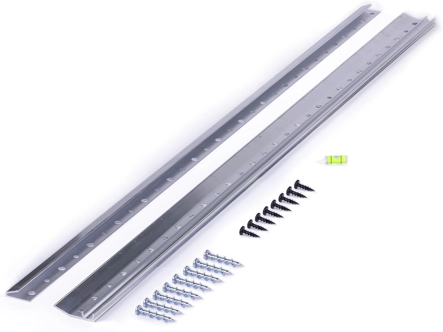 30 Inch Silver Aluminum Professional French Cleat Bracket