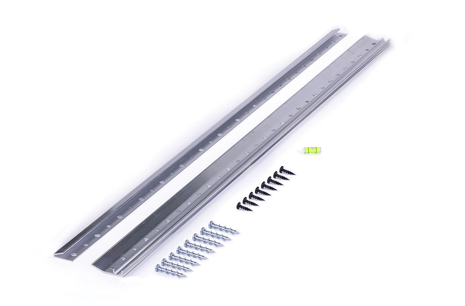 30 Inch Silver Aluminum Professional French Cleat Bracket