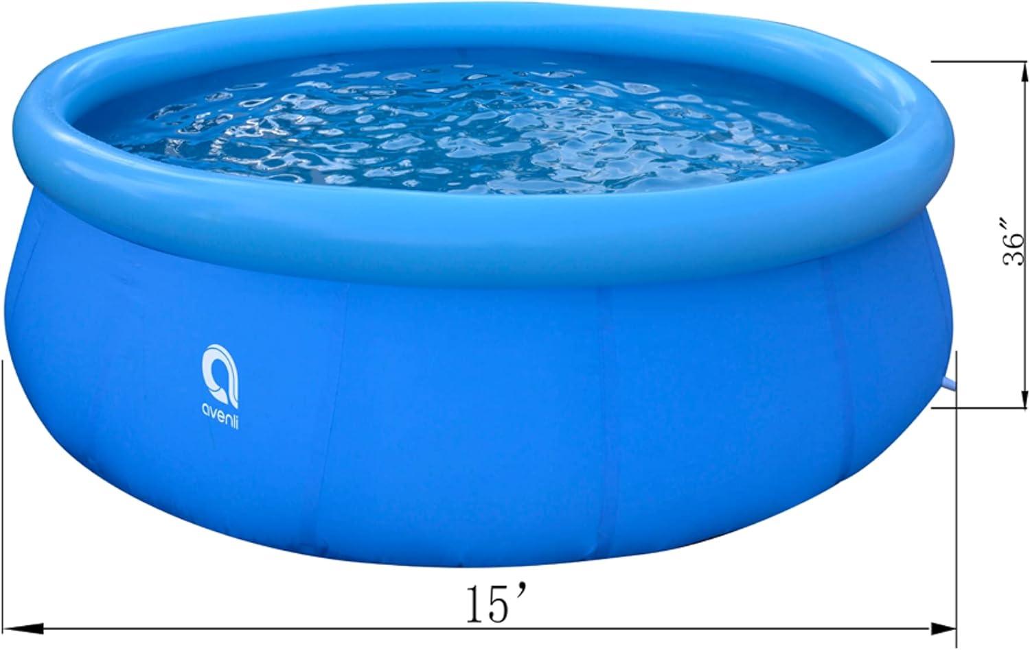 JLeisure JLeisure Prompt Set Inflatable Outdoor Backyard Swimming Pool