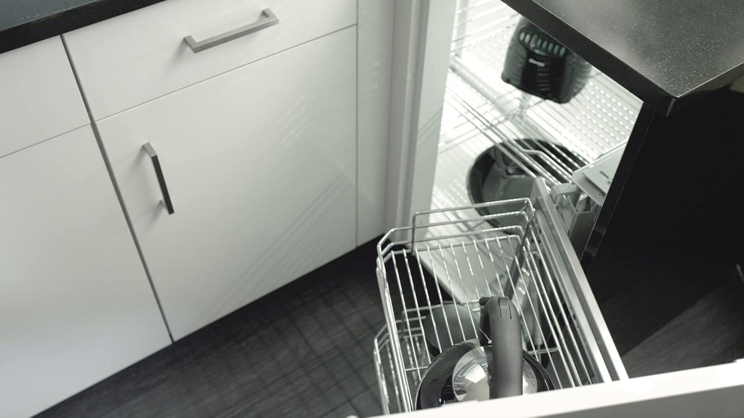 Rev-A-Shelf Rev-A-Shelf Sliding 4-shelf Wire Blind Corner Cabinet Organizer