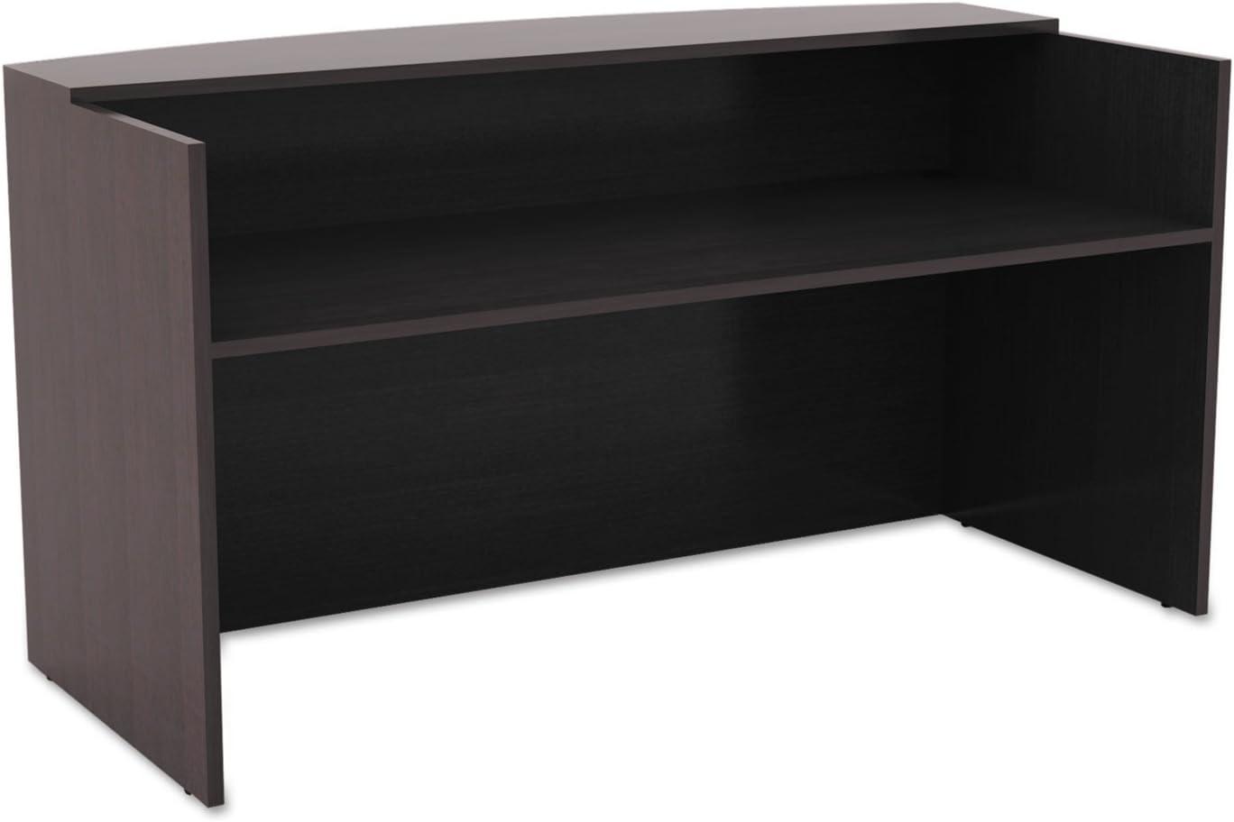 Alera Rectangle Synthetic Laminate Reception Desk