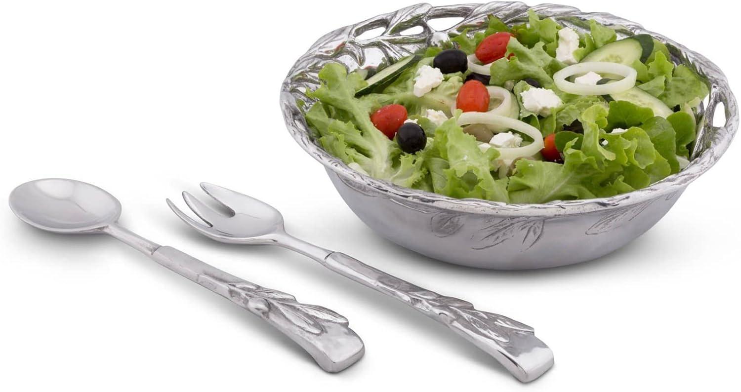 Arthur Court Designs Tuscan Aluminum Salad Bowl