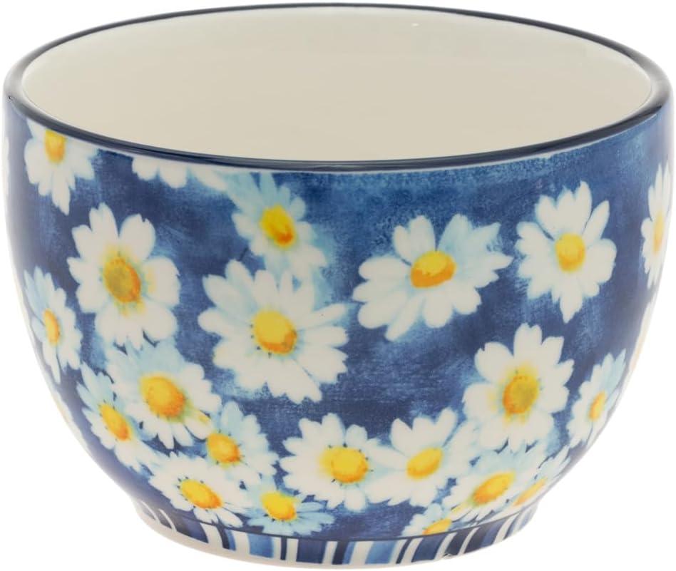 Boston International Ceramic Bowls Nesting Prep Serving Bowl Set, 3 Sizes, Agnetha