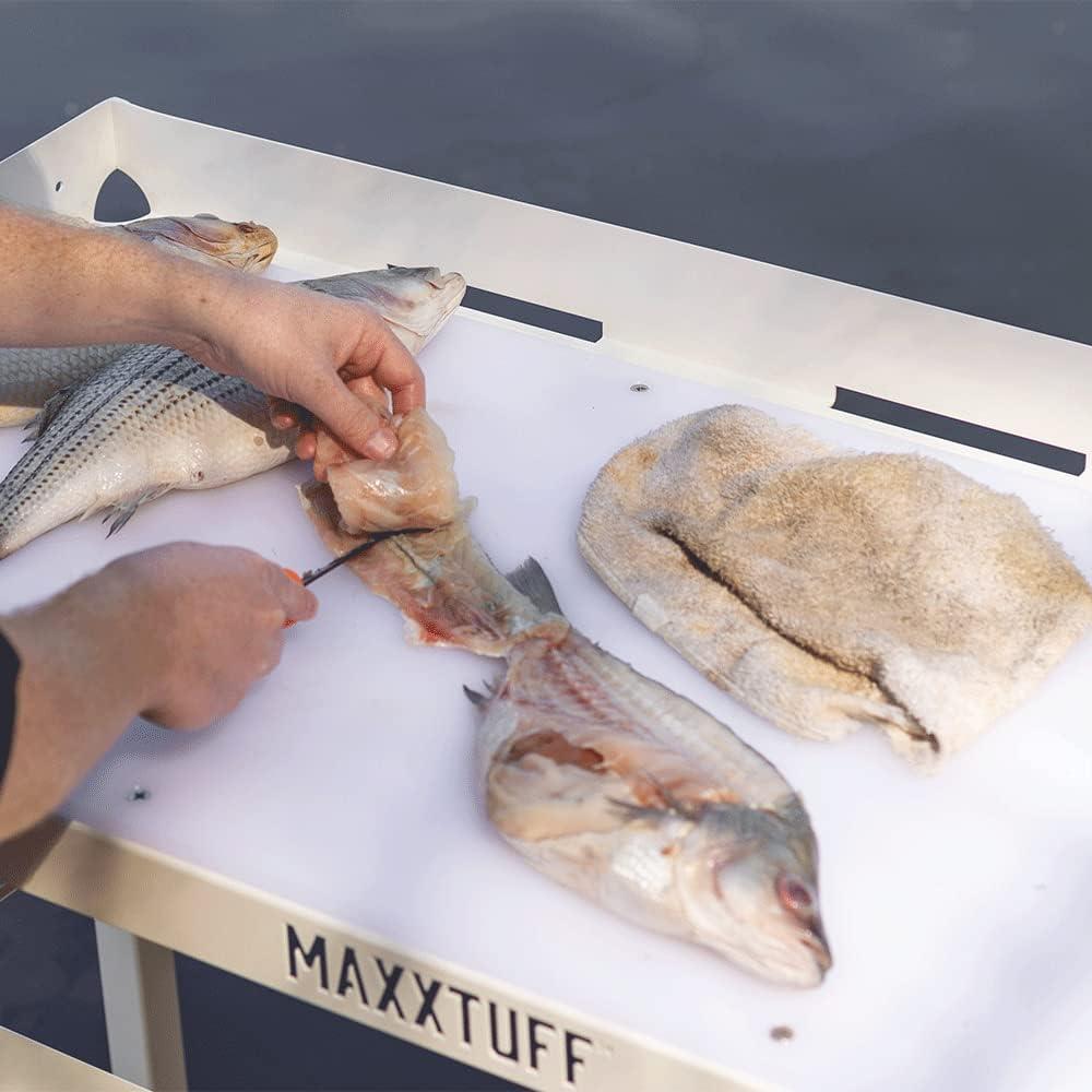 MAXXTUFF Dock-Mounted Fish Fillet Table