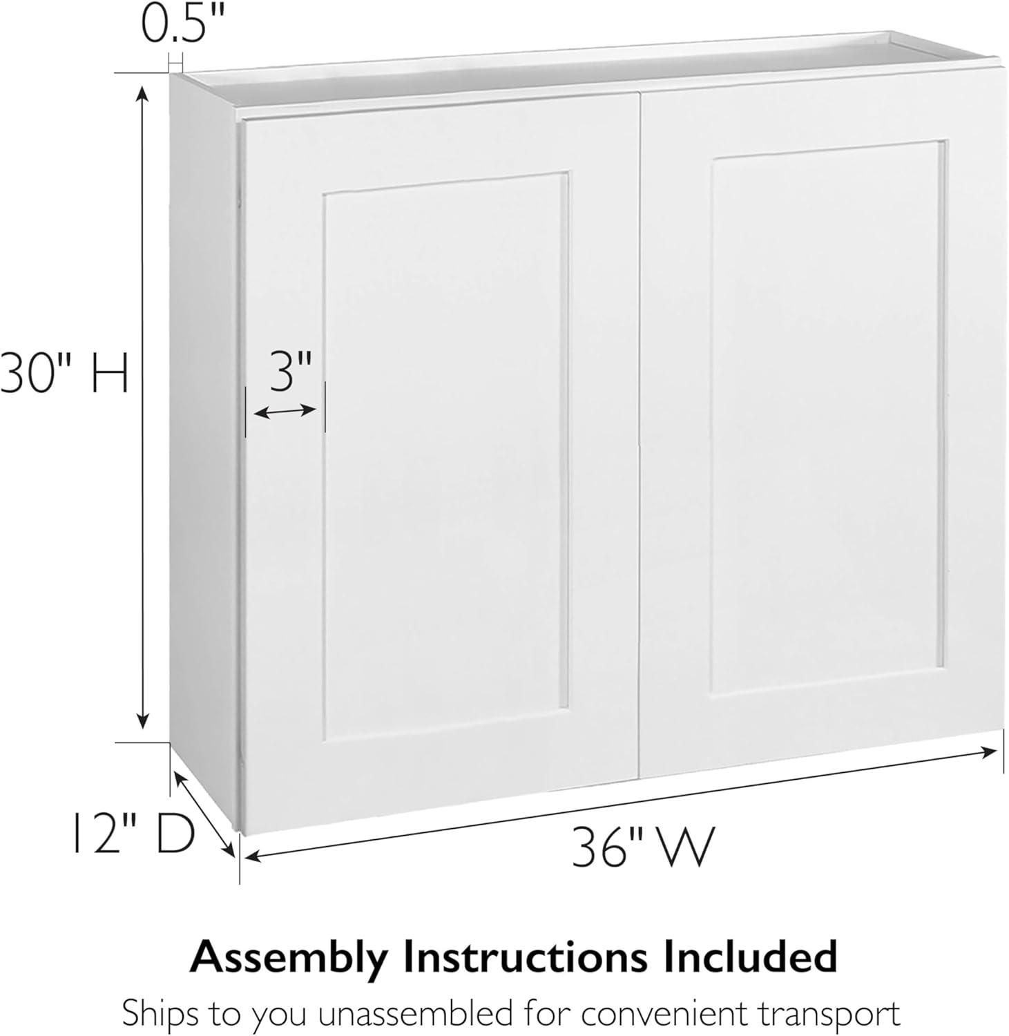 Design House Design House Brookings (Ready-to-Assemble) Shaker Style Wall Kitchen Cabinet