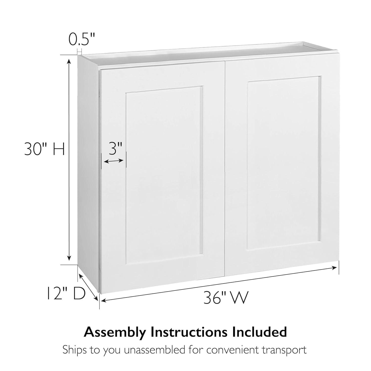 Design House Design House Brookings (Ready-to-Assemble) Shaker Style Wall Kitchen Cabinet
