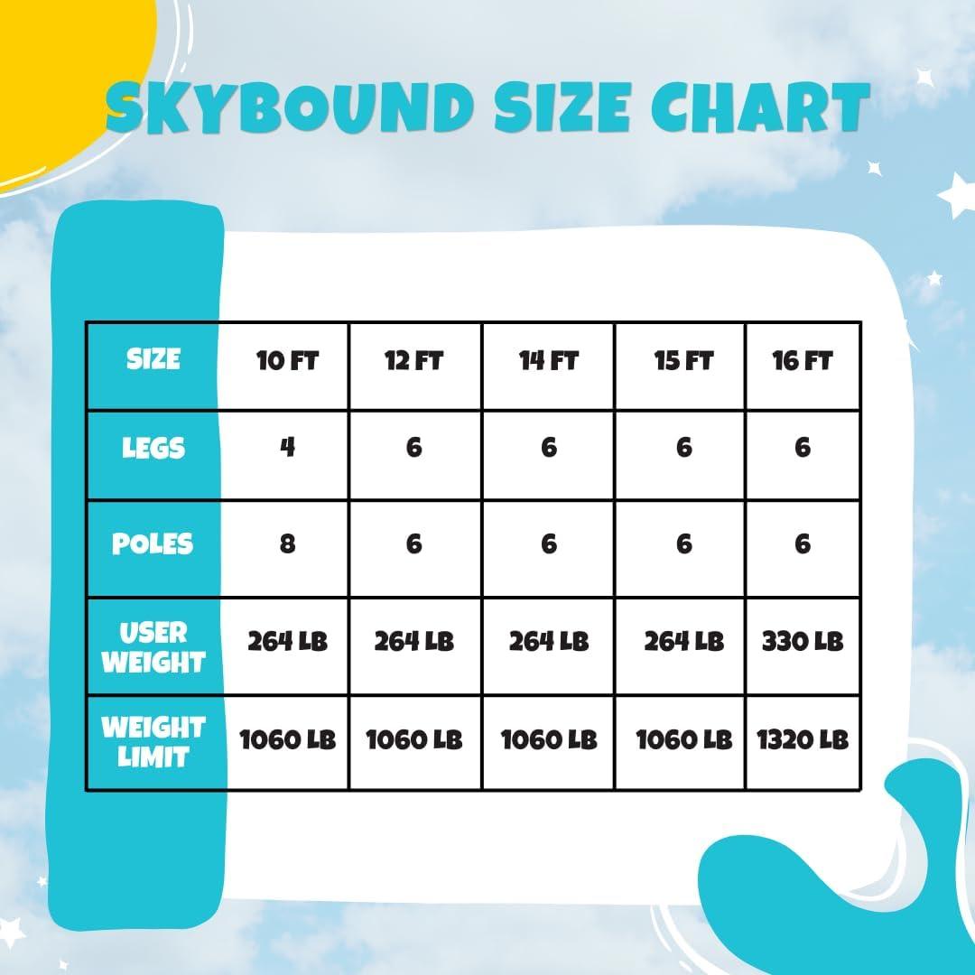 SKYBOUND Skybound 10' Round Backyard Trampoline with Safety Enclosure