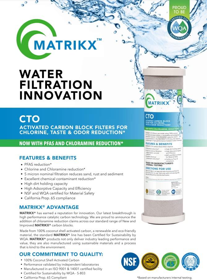 75 GPD Blue and White RO Filter Set with Membrane