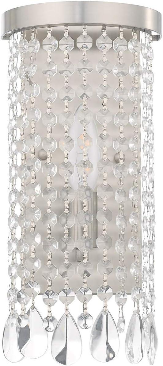 Livex Lighting Elizabeth 1 - Light Wall Light in  Brushed Nickel