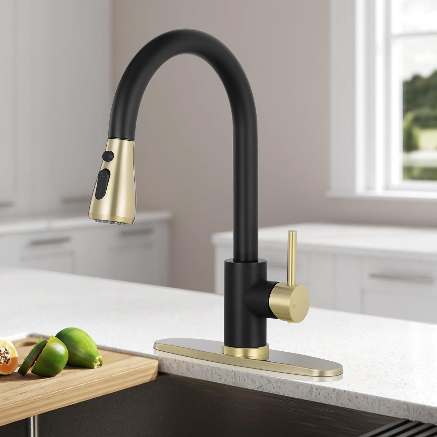 VIBRANTBATH Pull Out Kitchen Faucet