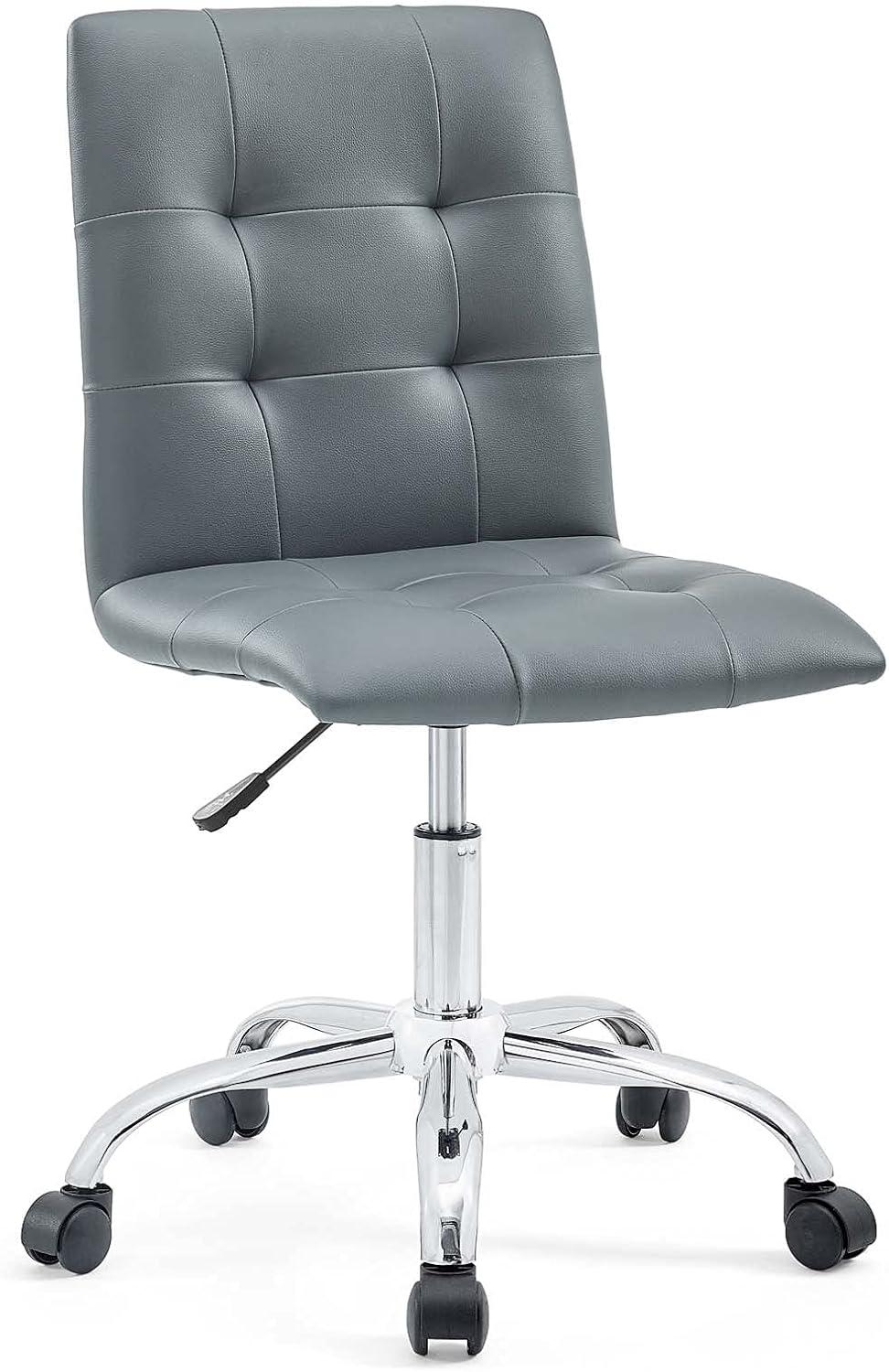 Modway Prim Armless Mid Back Office Chair
