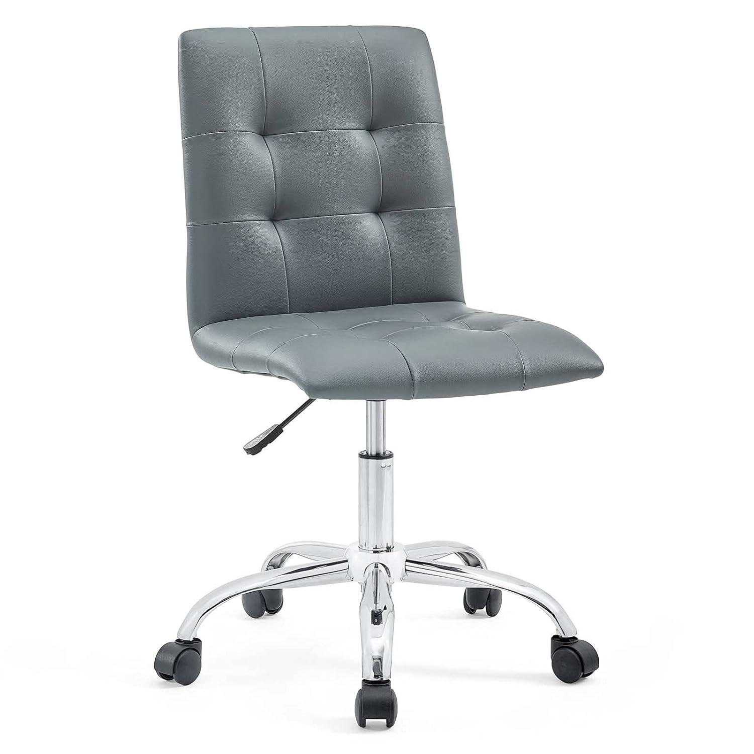 Modway Prim Armless Mid Back Office Chair