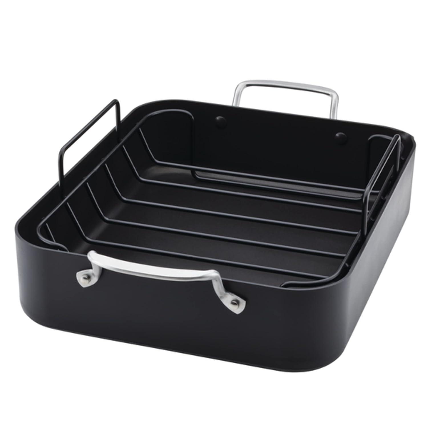 KitchenAid Hard-Anodized Aluminum Non-Stick Roasting Pan with Rack