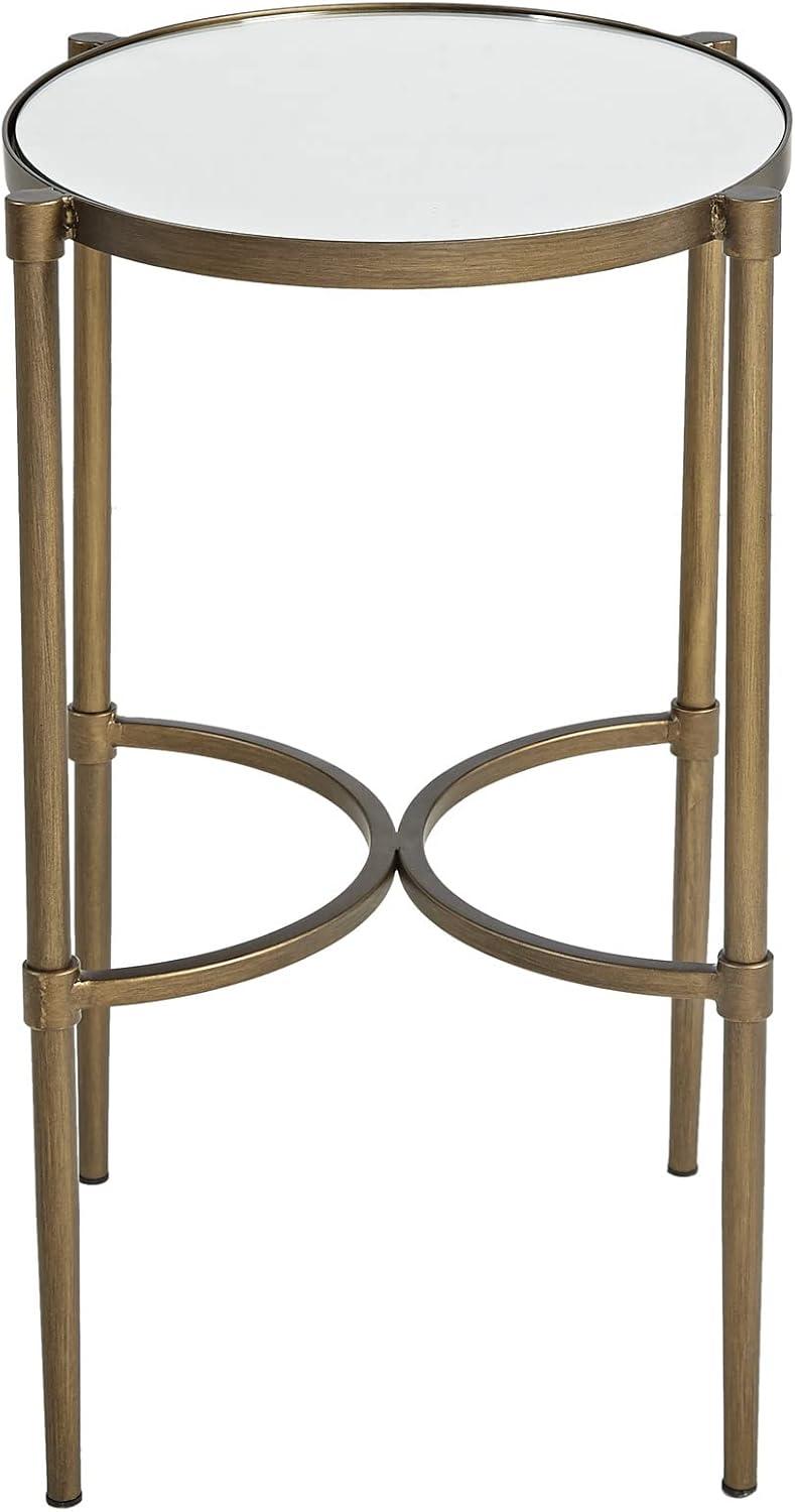 Martha Stewart Lia Oval Antique Bronze Accent Table