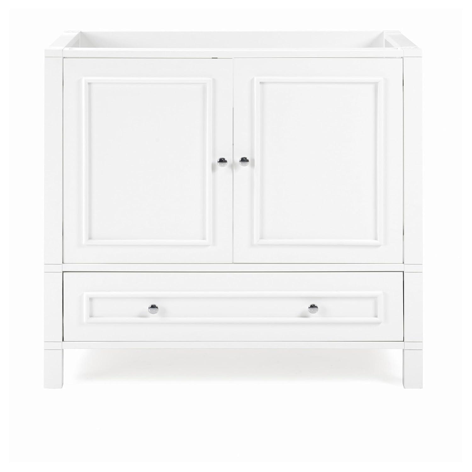 Williamsburg 36"W Transitional Style Vanity Cabinet With Soft Close Doors And Drawers
