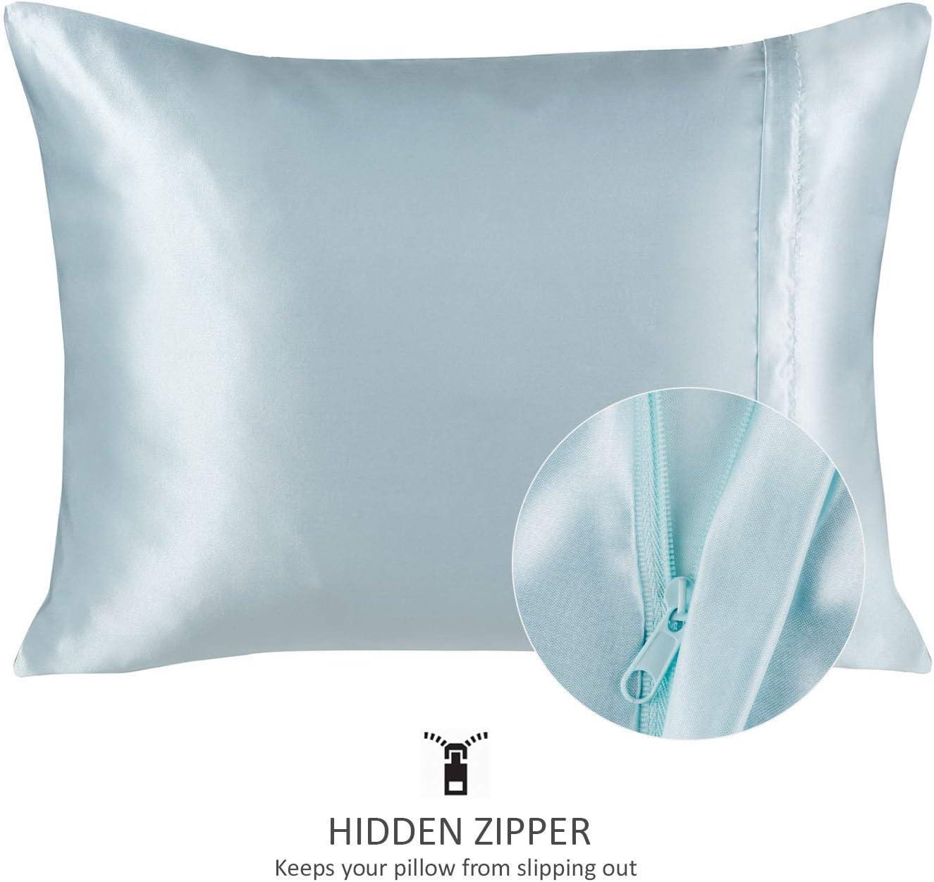 Shopbedding - Satin Pillowcase with Zipper for Hair and Skin