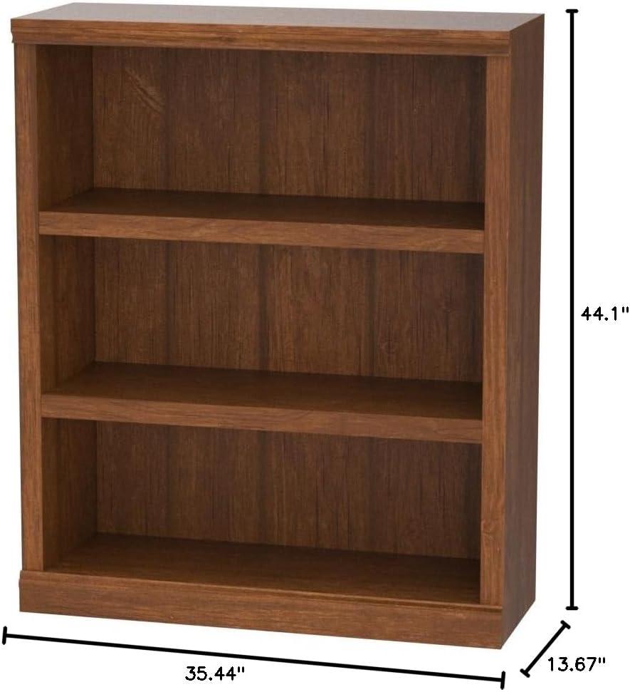 Sauder Select 3 Shelf Bookcase, Washington Cherry Finish