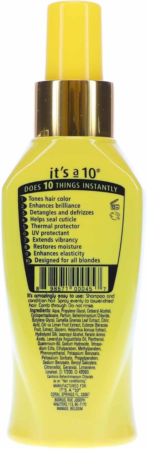 It's a 10 Miracle Blonde Leave-In 4 oz