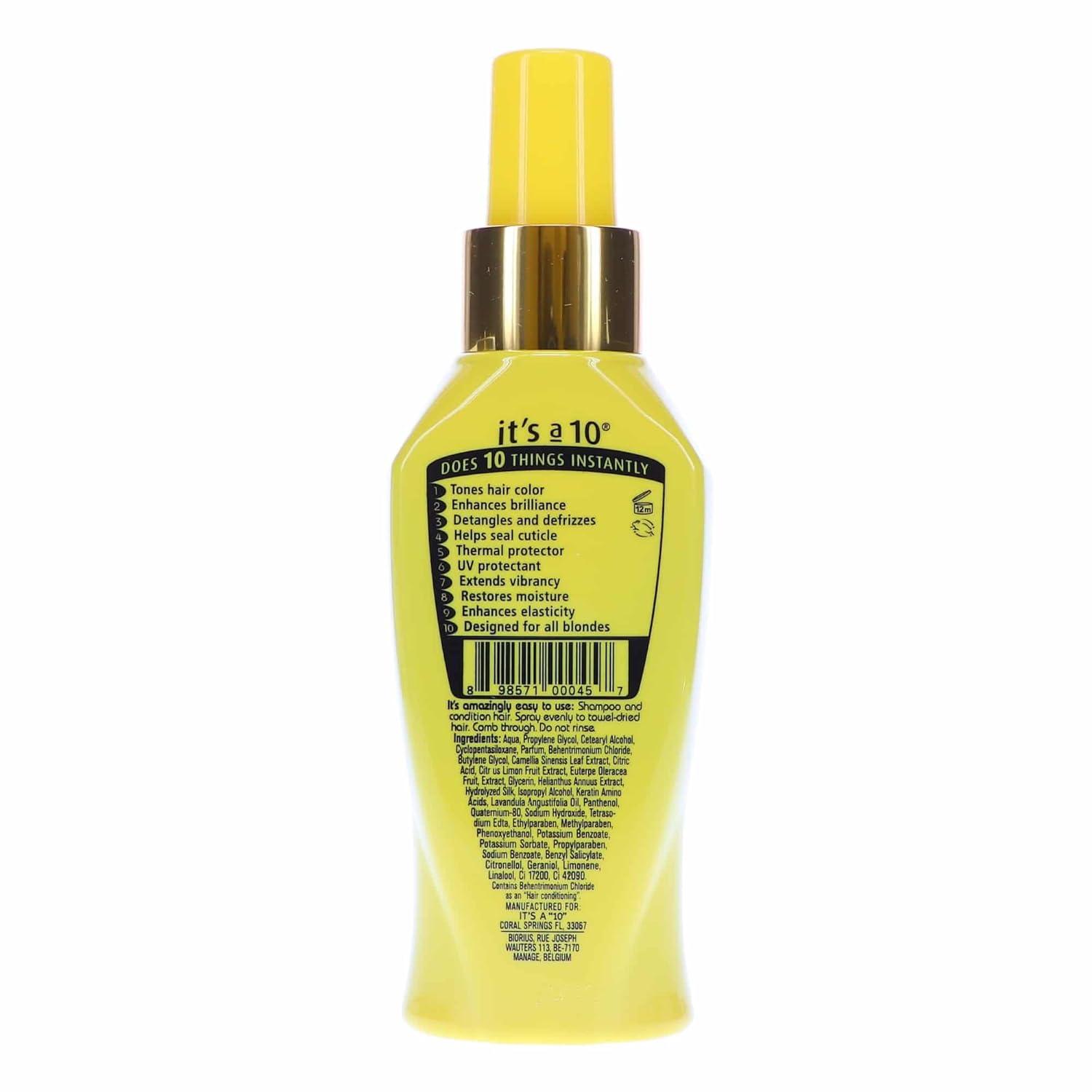 It's a 10 Miracle Blonde Leave-In 4 oz