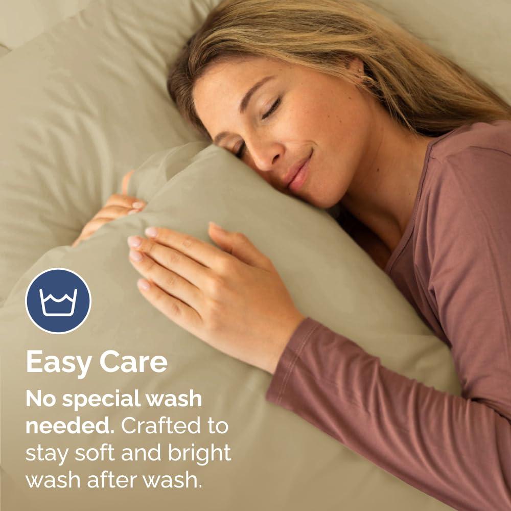 CGK Linens Hotel Quality Microfiber Pillowcase Covers (Set of 2)