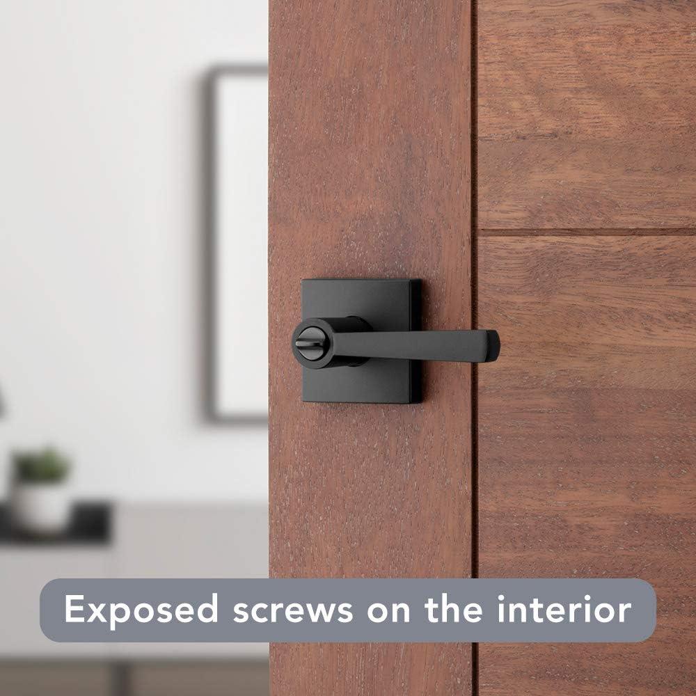 Baldwin 353Spl-Sqr Spyglass Privacy Door Lever Set