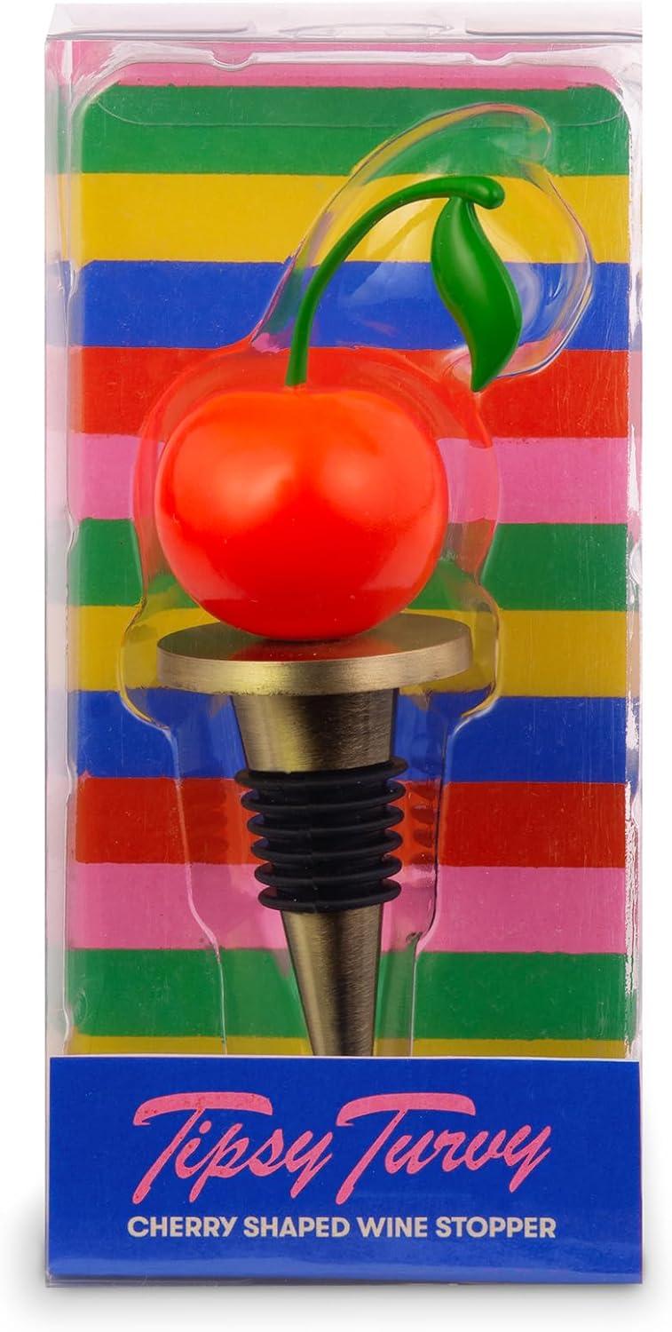 ban.do Wine Stopper, Cherry
