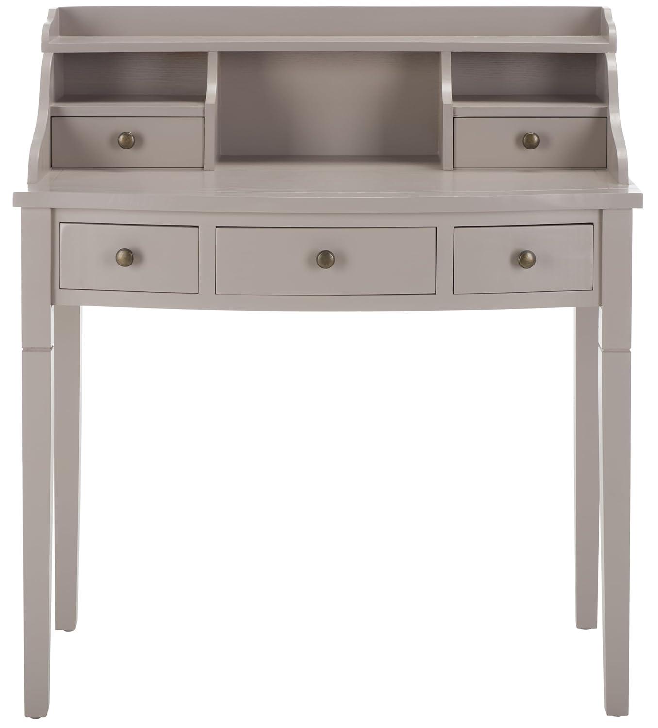 Landon Writing Desk - Quartz Grey - Safavieh