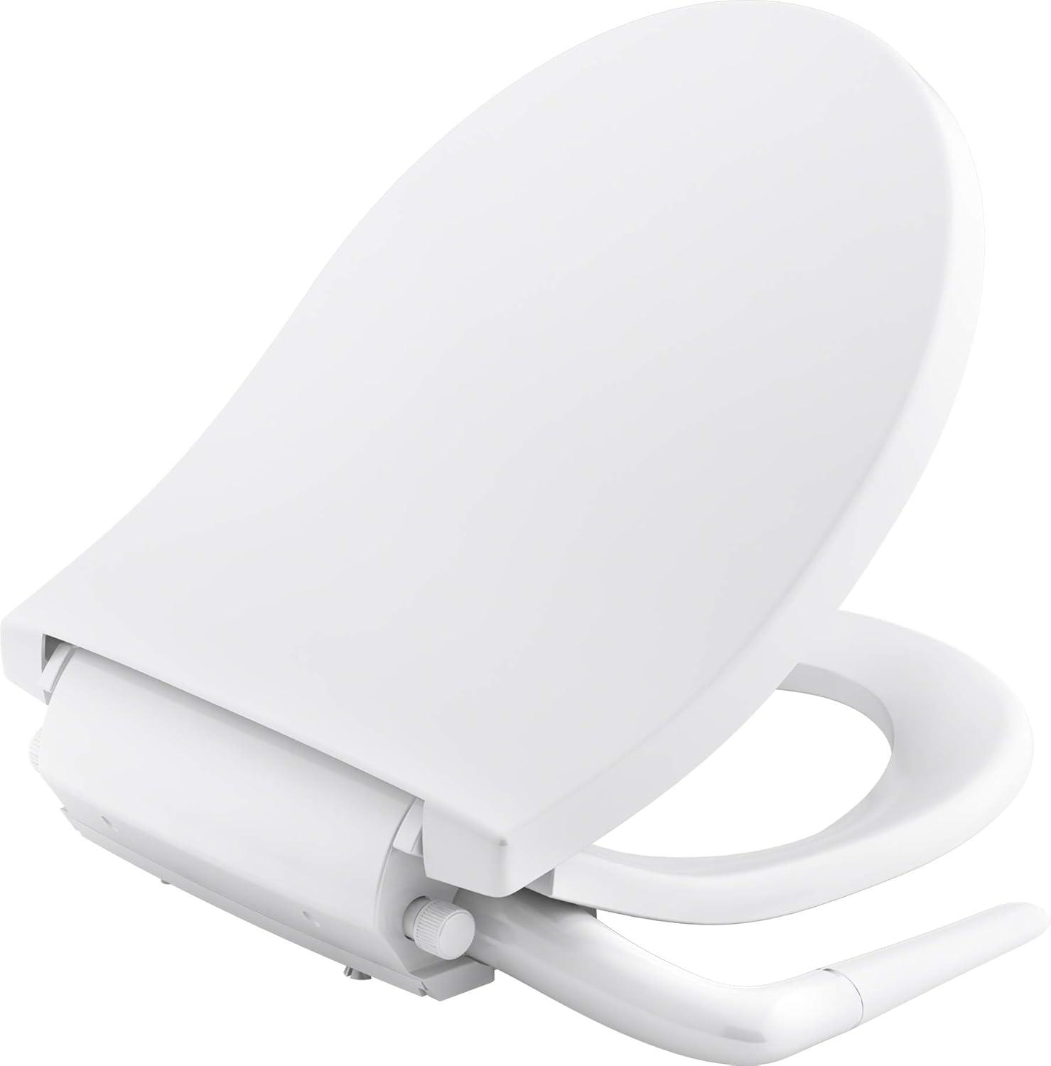 PureWash M250 Round Bidet Toliet Seat, Manual Non-Electric Bidets for Existing Toilets