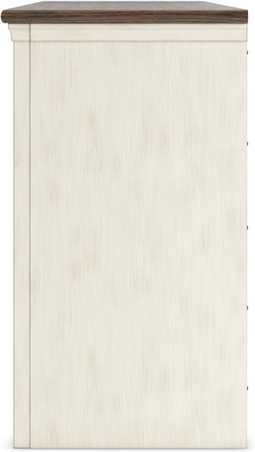Ashley Furniture Bolanburg White & Weathered Gray 73" TV Stand for TVs up to 83"