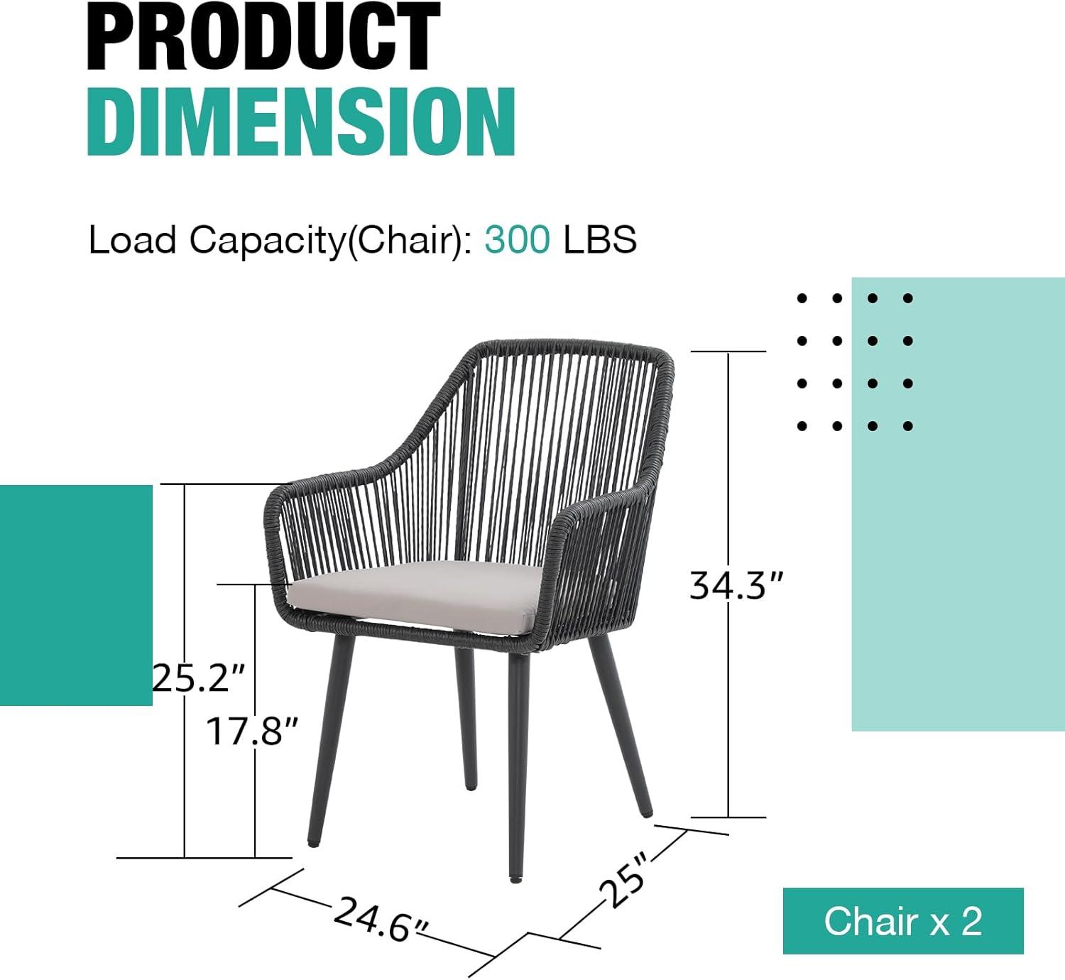 Cassil Outdoor Dining Armchair with Cushion