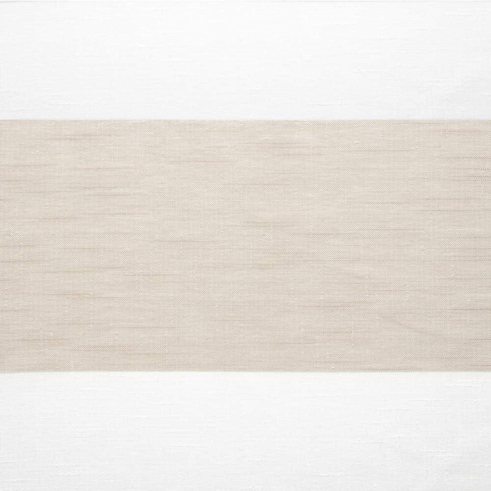 Darma Sheer Linen Rod Pocket Curtain Panels, 50x84, Set of 2