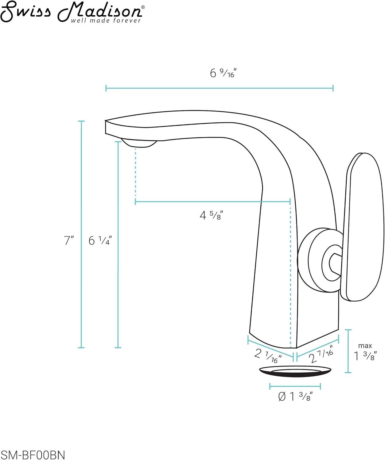 Château Single Hole, Single-Handle, Bathroom Faucet