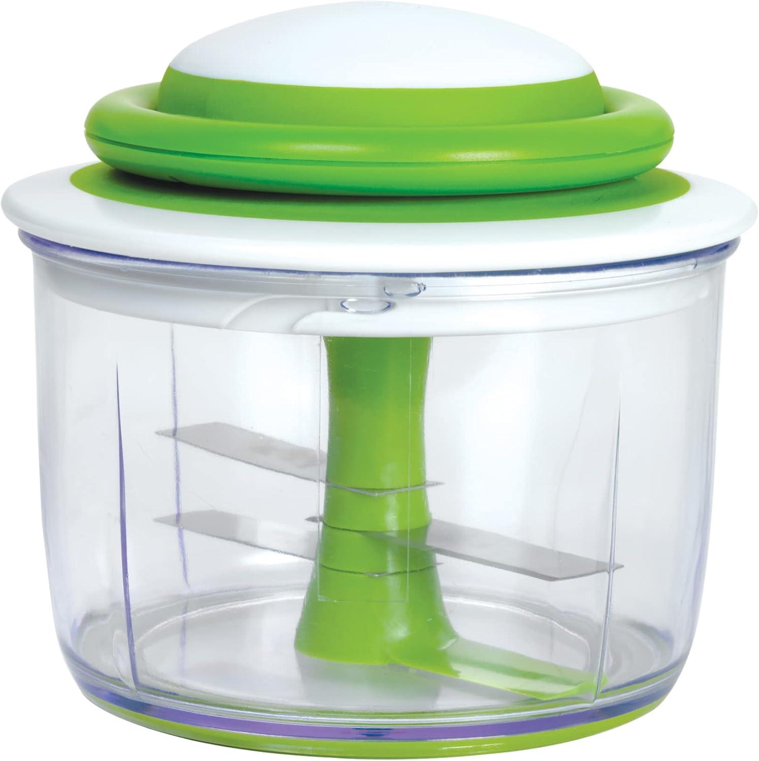 Chef'n Arugula Hand-Powered Food Chopper with Storage Lid