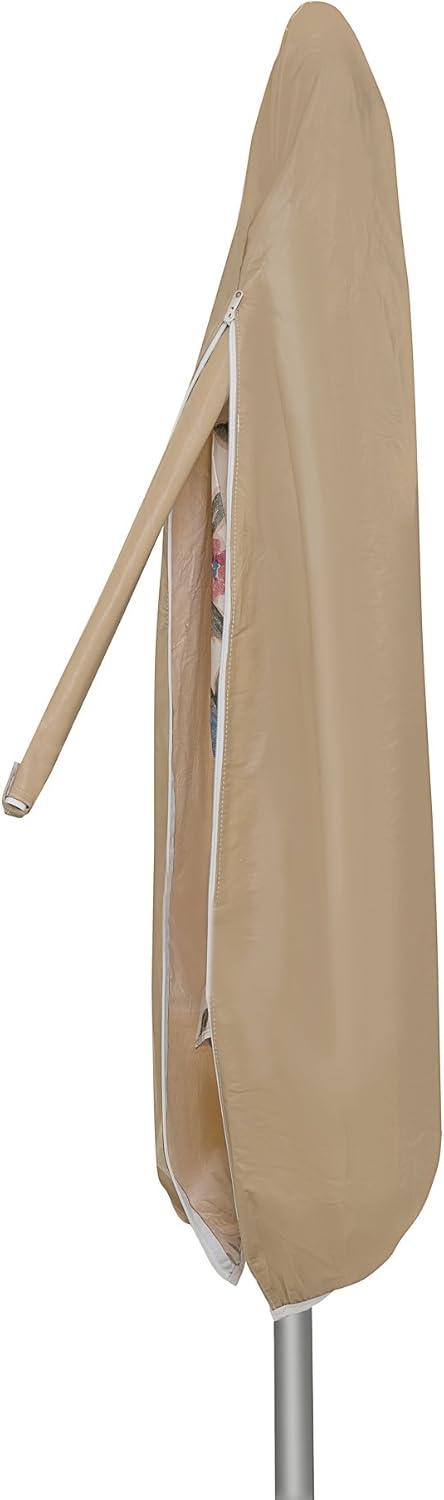 Covercraft 18" x 70" Beige Patio Umbrella Cover, Waterproof