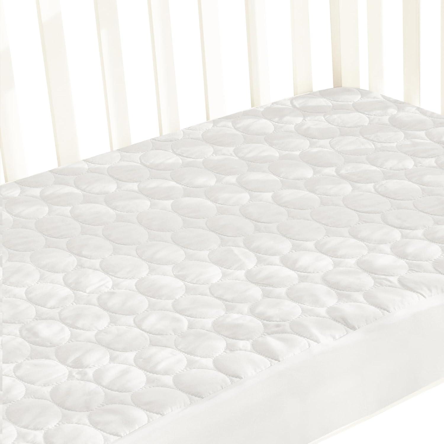 Biloban Toddler Waterproof Crib Mattress Pad Cover(52\"x 28\"), Baby Bed Mattress Protector