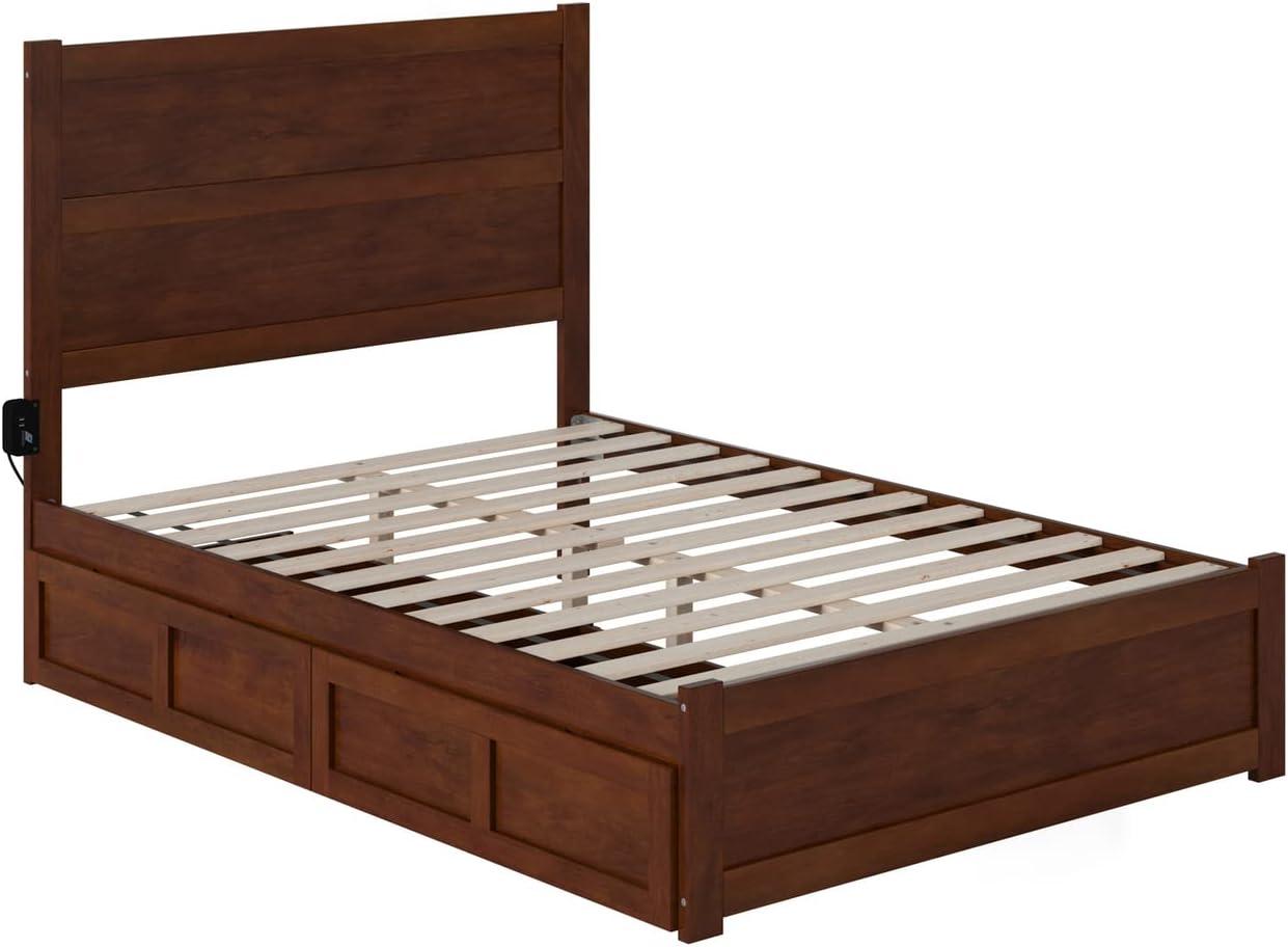 Noho Bed with Footboard and 2 Drawers - AFI