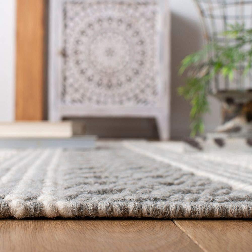 Natura NAT859 Hand Woven Indoor Accent Rug - Ivory/Grey - 3'x5' - Safavieh