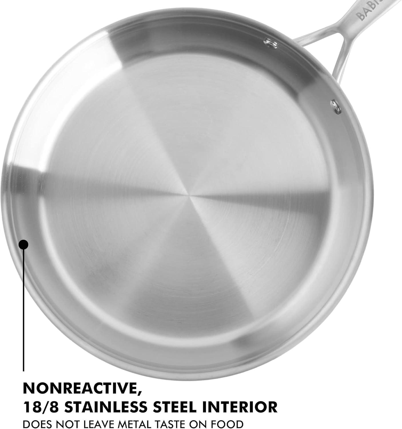 Babish Stainless Steel (18/8) Non-Stick Frying Pan