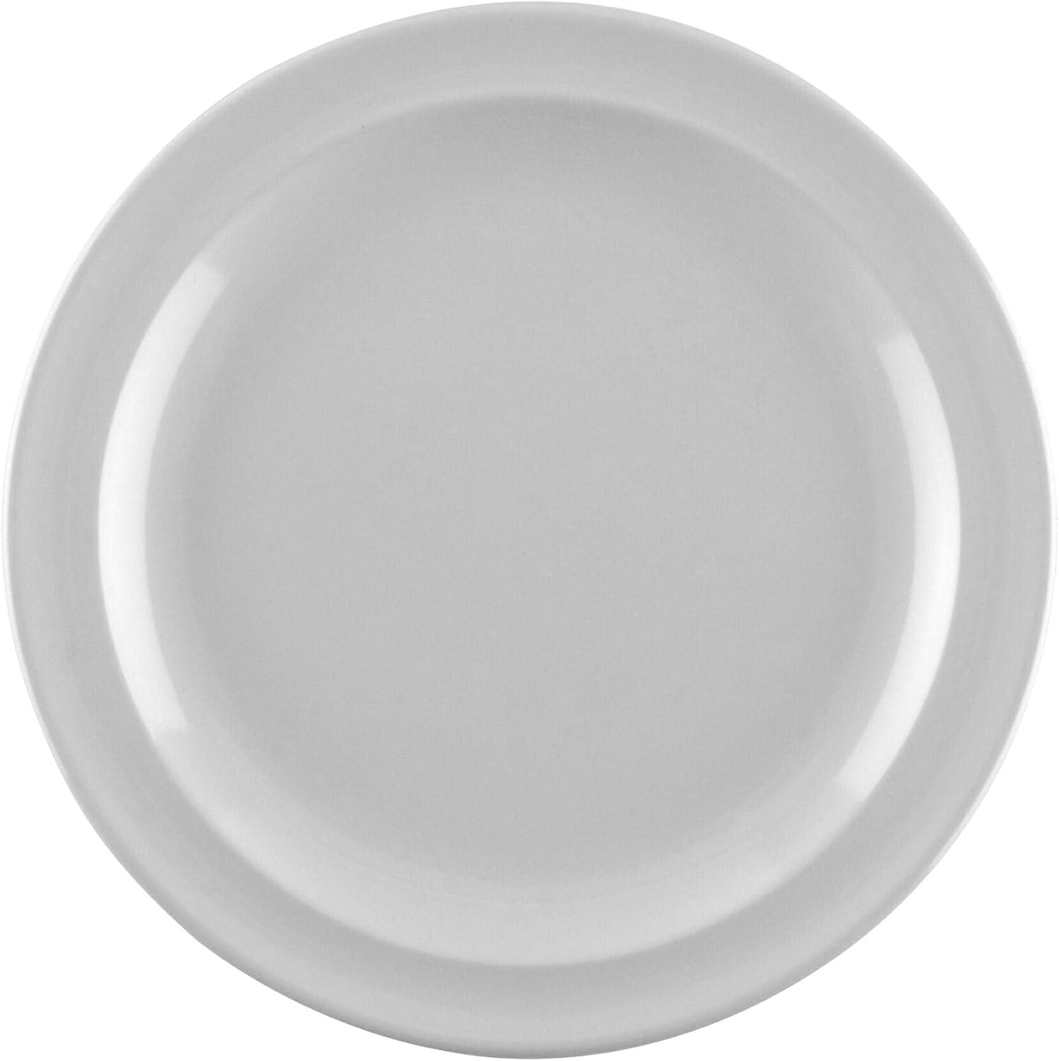 GET DP-506-W Melamine Round Appetizer Plates, 6.5", White (Set of 12)