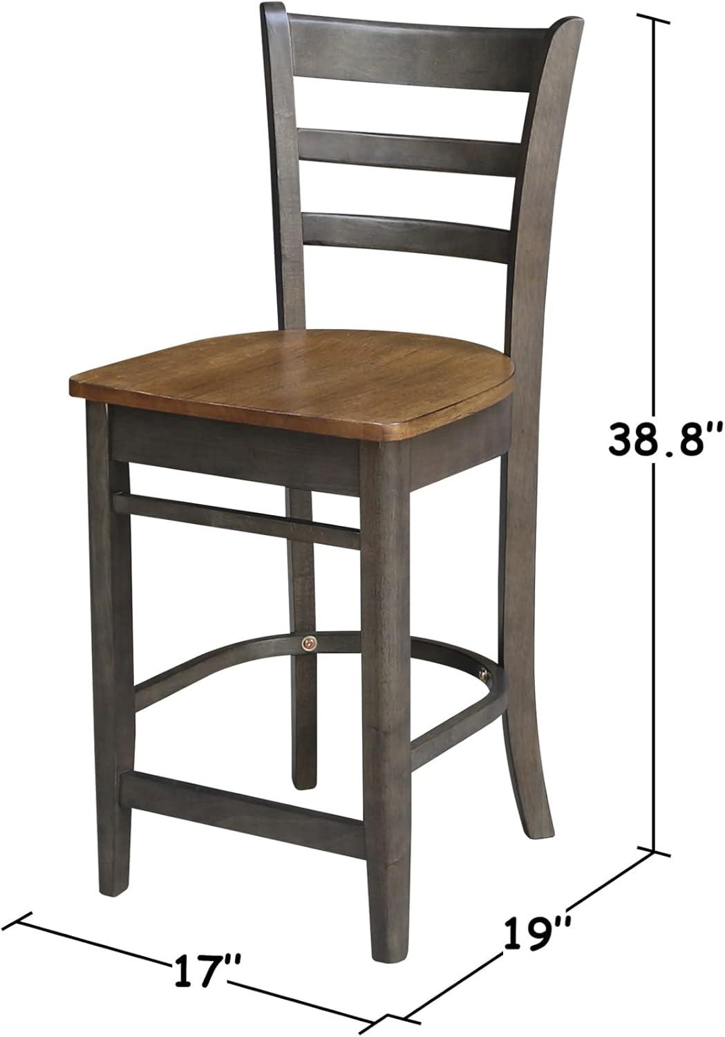 International Concepts Emily CounterHeight Stool - 24 inches Seat Height