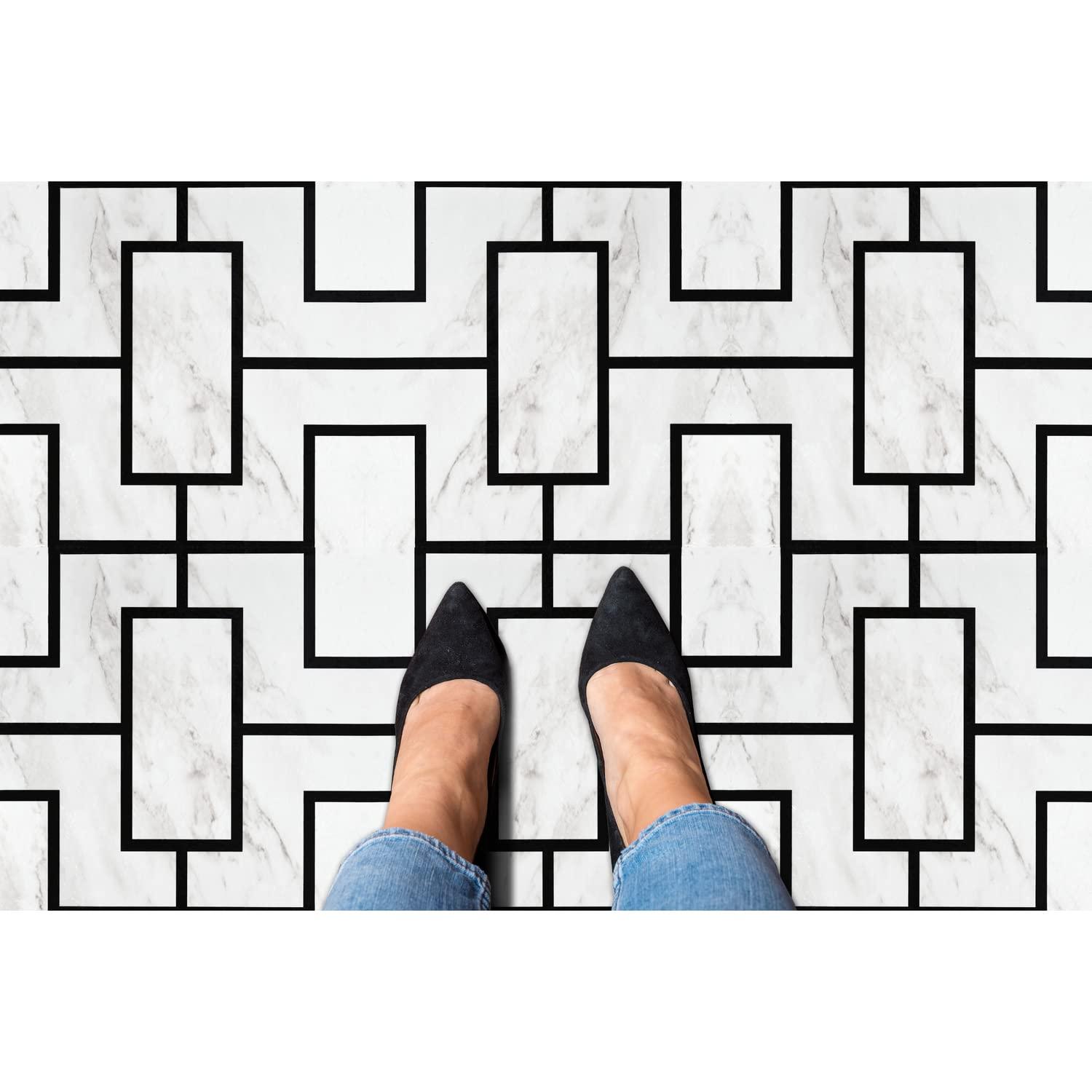 Achim Retro 12x12 Self Adhesive Vinyl Floor Tile - Affinity - 20 Tiles/20 sq. ft.