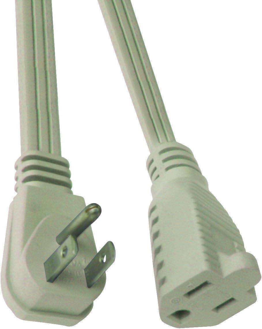 Beige 3-Foot Heavy-Duty Vinyl Appliance Extension Cord