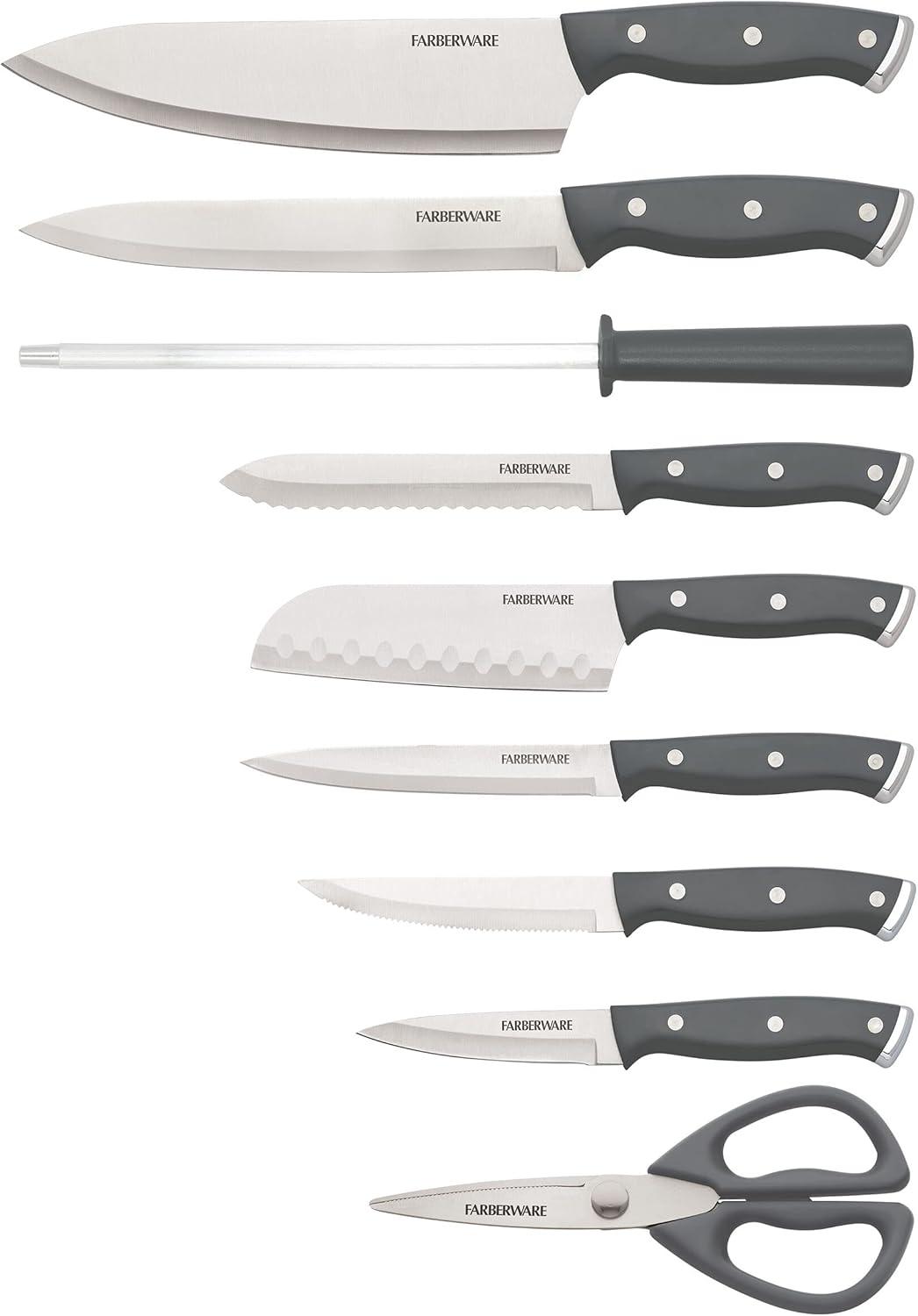 Farberware Farberware 15-Piece Triple Riveted Knife Block Set