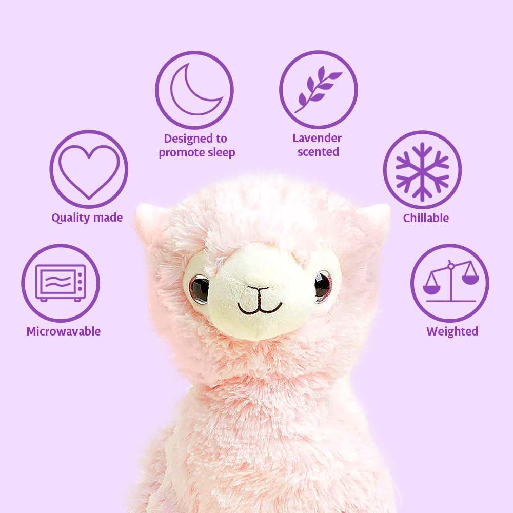 Intelex Intelex Warmies Microwavable French Lavender Scented Plush, Jr. Llama