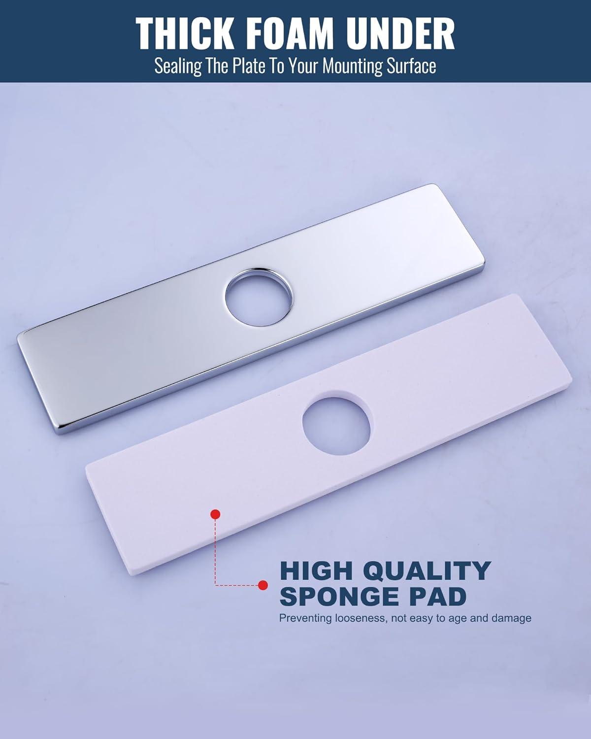 iVIGA 10" Sink Faucet Hole Cover Deck Plate