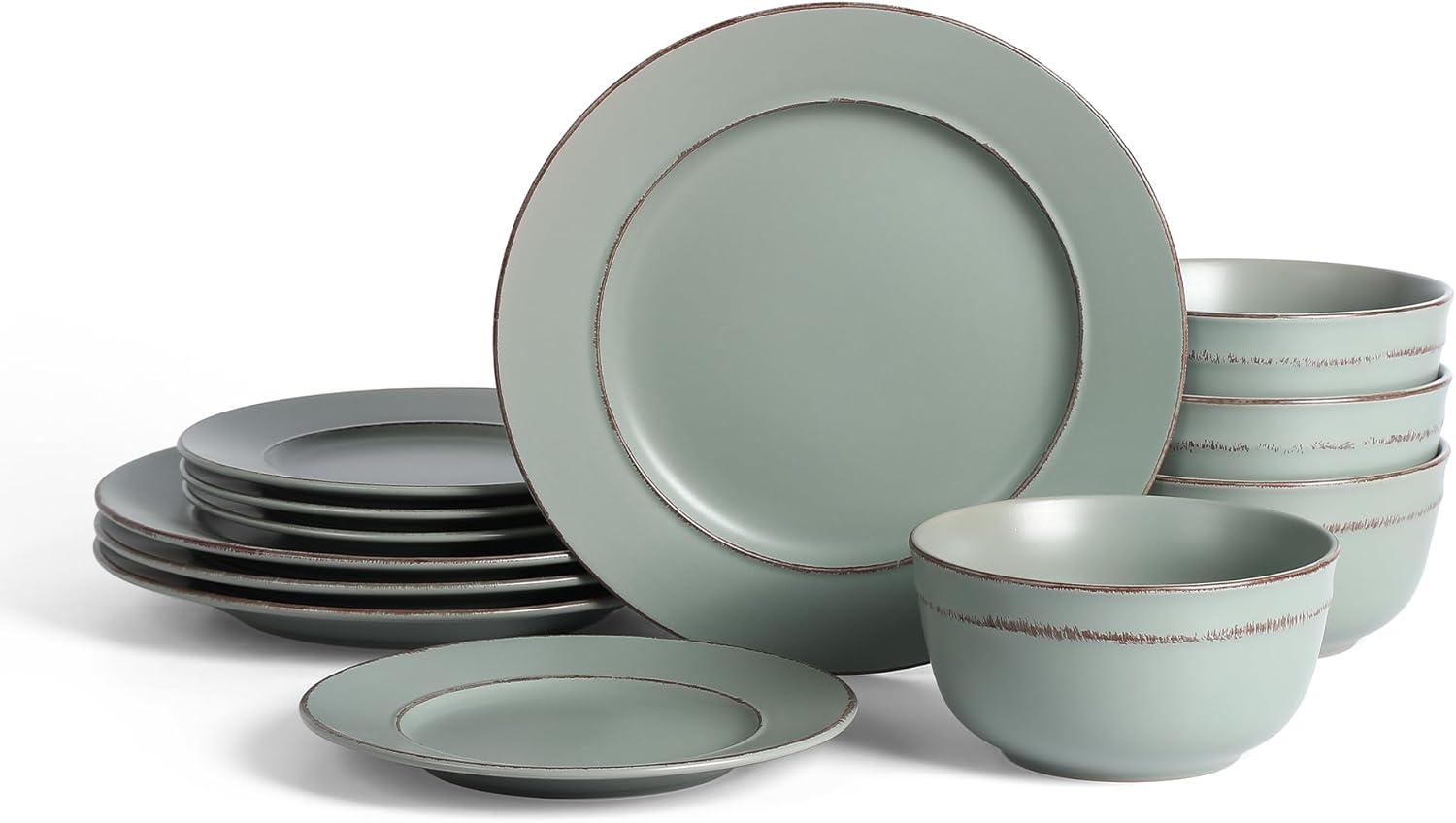 Earth & Clay Earth & Clay Hazel 24-Piece Dinnerware Set Stoneware (Set of 24)