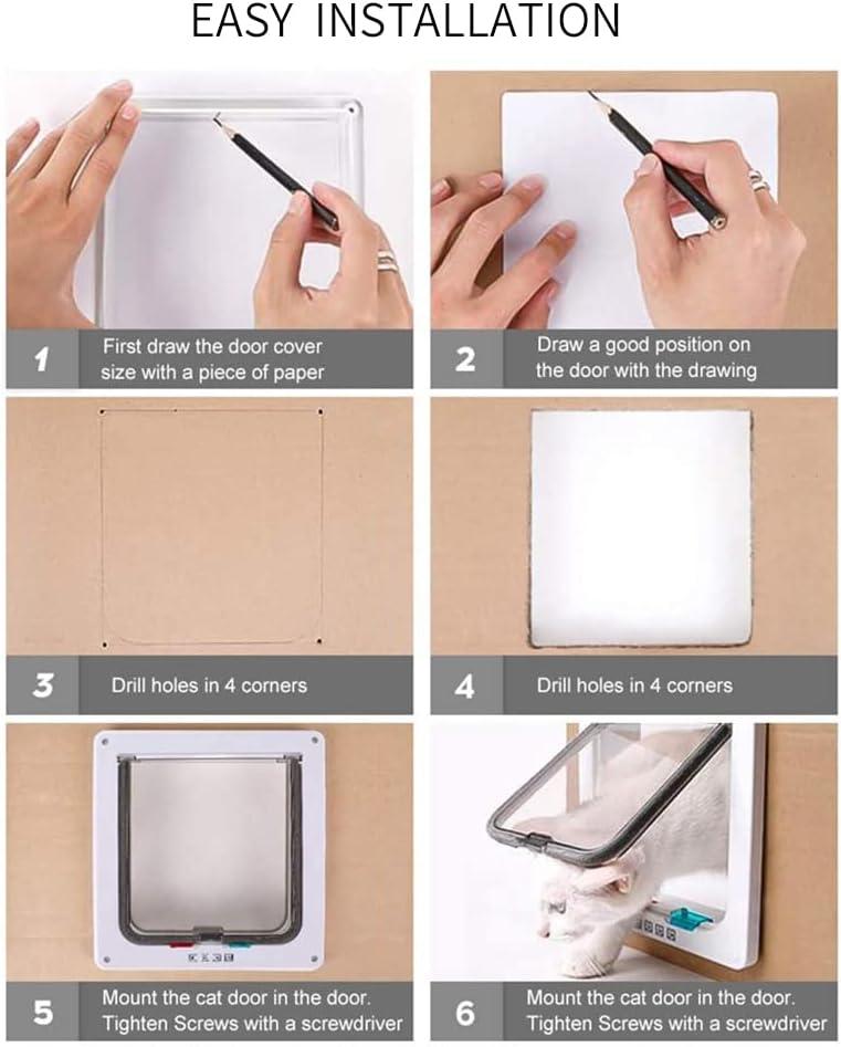 Nivozu Pet Door for Dog or Cat
