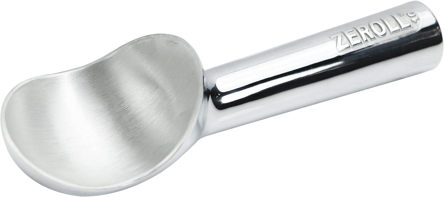 Silver Aluminum Non-Stick Ice Cream Spade with Stainless Steel Handle