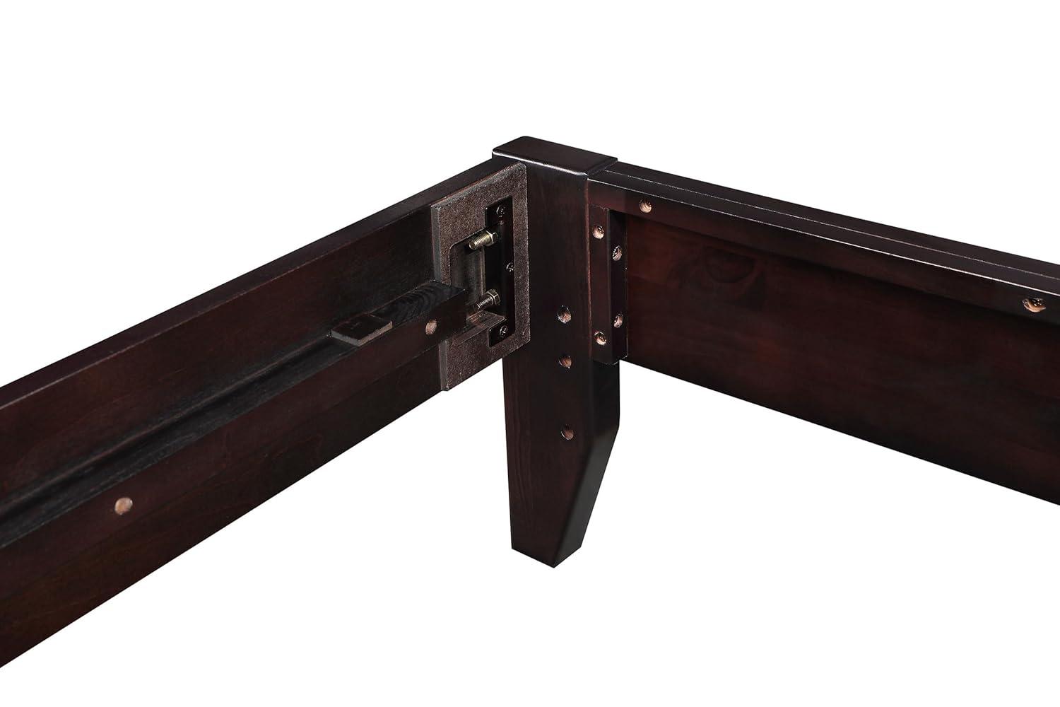 Platform Bed, Eastern King Bed, Cappuccino